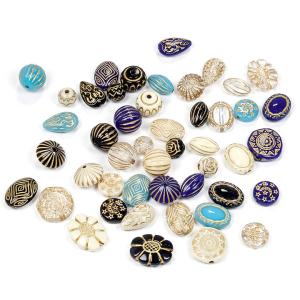 ヴィンテージアクリル ナツメ 15×9mm 6...の詳細画像5