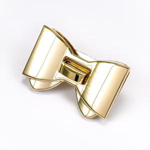 鞄金具 ヒネリ リボン ゴールド | ひねり金具 留め金具