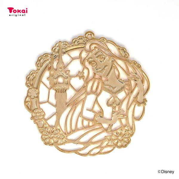 ディズニー メタルフレーム ラプンツェル ゴールド 1ヶ | ディズニー レジン フレーム 枠 パー...
