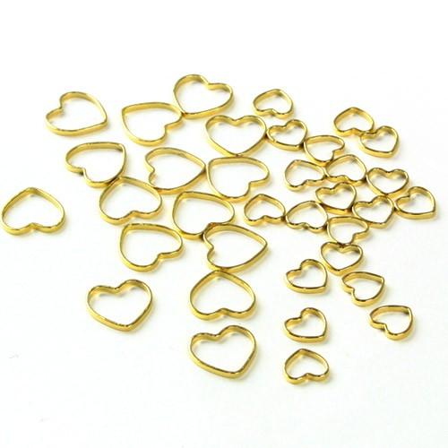 ビーズ リング型 ゴールド メタルパーツ ハートS ハートM ゴールド トーカイ