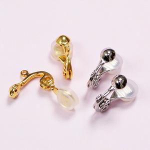 イヤリング 金具 落ちにくいイヤリングクリップ｜パーツ イヤリングパーツ イヤリング金具 アクセサリー金具 アクセサリーパーツ