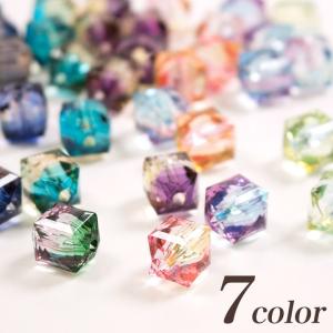 ヴィトライユビーズ アクリル AC-9214 6個｜日本製 ビーズ パーツ アクリルビーズ ヴィトライユ 手芸 手作り アクセサリー