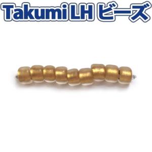 ビーズ グラスビーズ TakumiLHビーズ 丸小 989FM パールFM／アーモンド