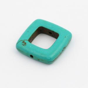 天然石ビーズ 練ターコイズ スクエア ビーズ パーツ 天然石 パワーストーン ブレスレット 四角