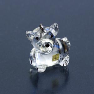 ビーズ  とんぼ玉 金の戌 ストラップトップ SEK-10 ビーズ とんぼ玉 パーツ 干支 開運 戌 金箔
