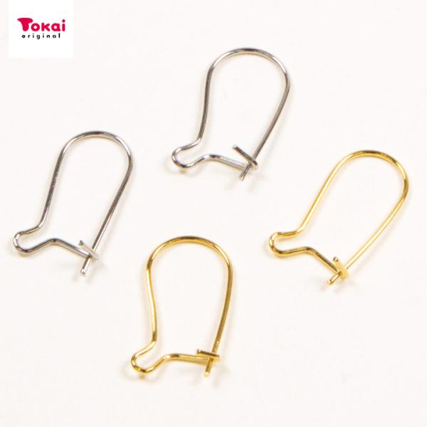 ピアス金具フック クリップ式 1ペア | ピアス アクセサリー パーツ 金具 日本製 トーカイ