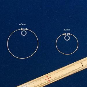 ノンホールイヤリング樹脂フープ 約43mm |...の詳細画像3