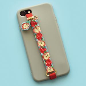 スマホバンドキット りんご BFK637 | ビーズキット