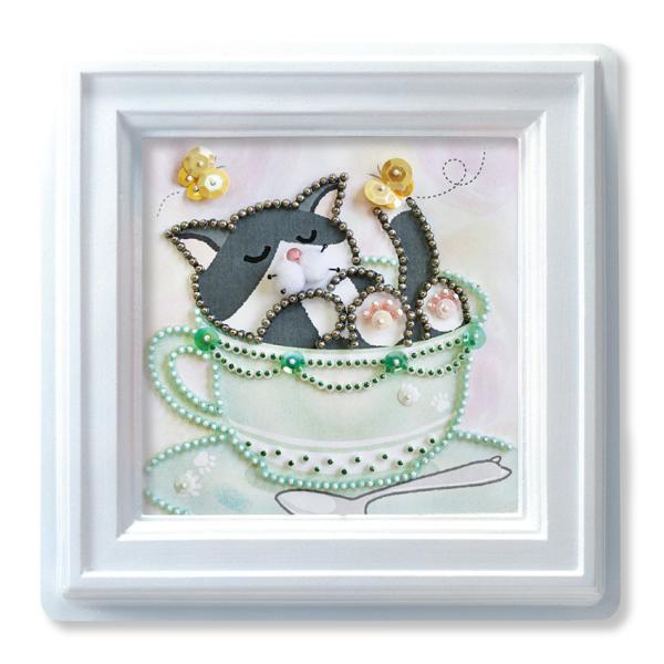 TOHO ビーズキット ミニプッシュ Cafeねこ G-433 | 子ども 子供 キッズ 小学生 イ...