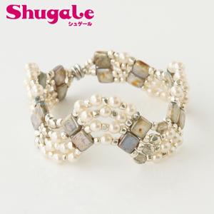 アクセサリーキット パールネックレス&ブレス(ラベンダー×ピンク