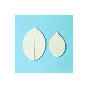 粘土 用具 押し型 抜き型 葉型 花弁型 白プラ製 バラ葉脈 日清アソシエイツ