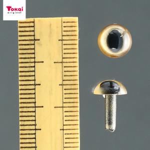 CraftCafe キャットアイ 丸 7.5mm  ゴールド 2個入 | 動物ぽんぽん