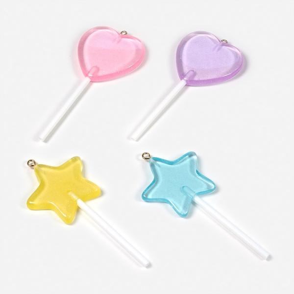 キャンディスティック 1個｜レジン スイーツ食器 CANDY スイーツデコレーション 素材 材料 ミ...