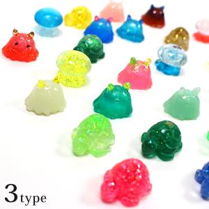 シリコンモールド めんだこ くらげ かめ レジン型 海 マリン クラゲ メンダコ カメ 立体 3d UVレジン クラフト
