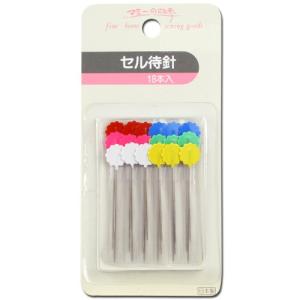 生地 針・ピンクッション セル待ち針 18本入｜教材 小学校