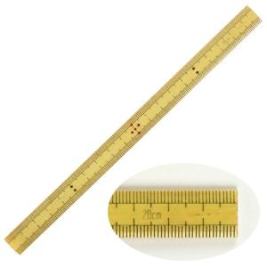 竹尺 20cm｜裁縫道具 ソーイング道具 製図用具 ソーイング定規 20cm ものさし 竹物差し 物差し｜手芸材料の通販シュゲールYahoo!店