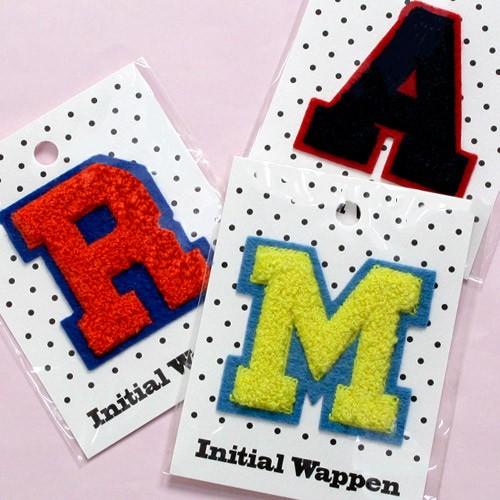 生地 ソーイング副資材・用品 ワッペン イニシャルワッペン サガラ |  トーカイ