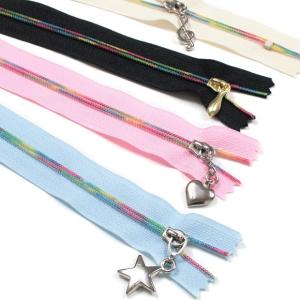 生地 ソーイング副資材 用品 Cotton Memory レインボーファスナー20cm ジッパー 可愛い ファスナー チャック  トーカイ