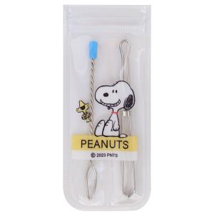 スヌーピー ひも通しセット ハサミ式・玉付タイプ 8588｜裁縫道具 家庭科 洋裁用 ひも通し
