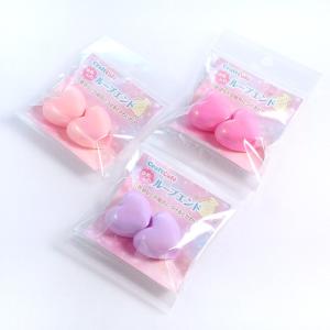 CraftCafe ゆめふわ ハート形 ループエンド2個入 オーロラ   副資材 ループエンド かわいい ゆめふわ ハート ひも止め パーツ 入園 入学