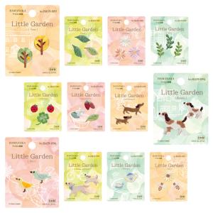 ハマナカ Little Garden ワッペン   ワッペン 装飾 材料 しるし 目印 マスク 手芸 幼稚園 保育園 入園グッズ 入学グッズ 小学校 入園 入学