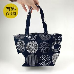 作り図 シンプルミニトートバッグ レシピ パターン トーカイ トートバッグ バッグ ミニバッグ