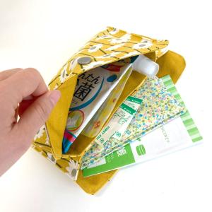 作り図 かんたんマチ付 ぺたんこポーチ|レシピ...の詳細画像1