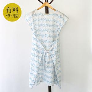 作り図 2wayリボンワンピース｜レシピ パターン トーカイ ワンピース 洋服 手作り ハンドメイド レディース りぼん リボン ウエア