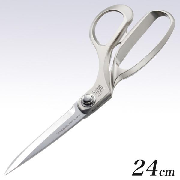 クロバー 布切はさみ 24cm NCS-240 | 布切りハサミ ステンレス鋼 日本製 国産 鋏 は...