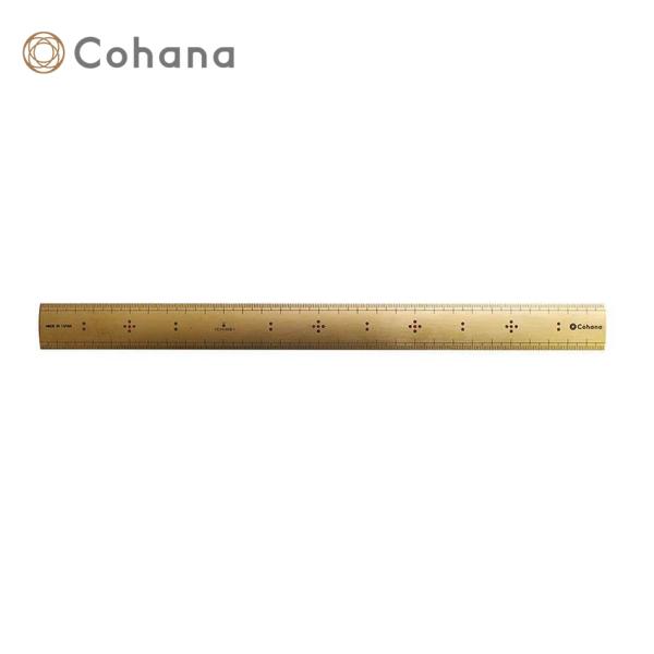 Cohana 真ちゅうの竹尺 30cm | Cohana ギフト KAWAGUCHI 河口 道具 地...