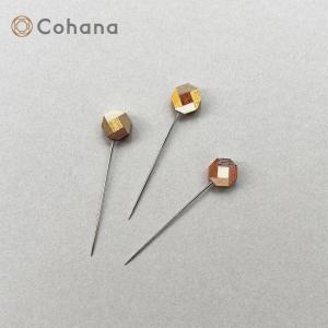 Cohana 寄木細工のお花の待針 | Cohana ギフト KAWAGUCHI 河口 道具 地域産業 工芸 上質 ハンドメイド プレゼント 待針 クラフト 手芸 母の日 ははのひ｜shugale1