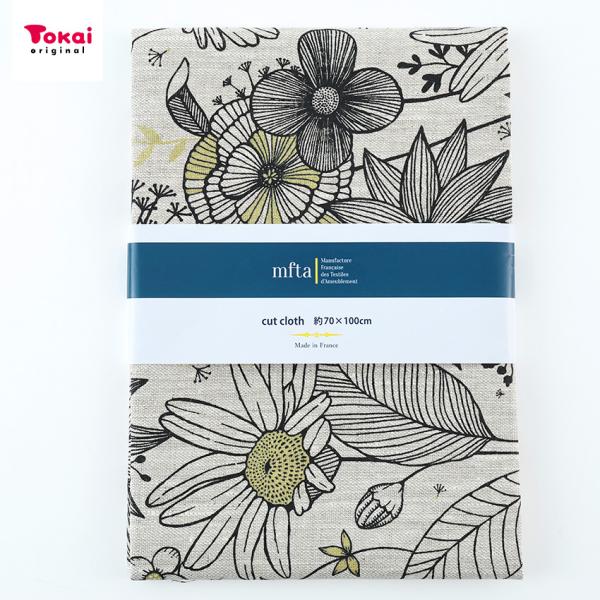 MFTA  DAISYGOLD LIN キャンバス 1m カットクロス｜生地 布 布地 はぎれ カッ...