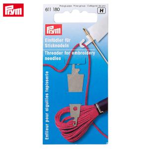 Prym プリム スレダー 刺しゅう針用 | 刺しゅう針 スレダー 刺繍 道具 用具 便利 太 糸 とおし 針穴 針あな 簡単 糸通し 刺繍糸通し