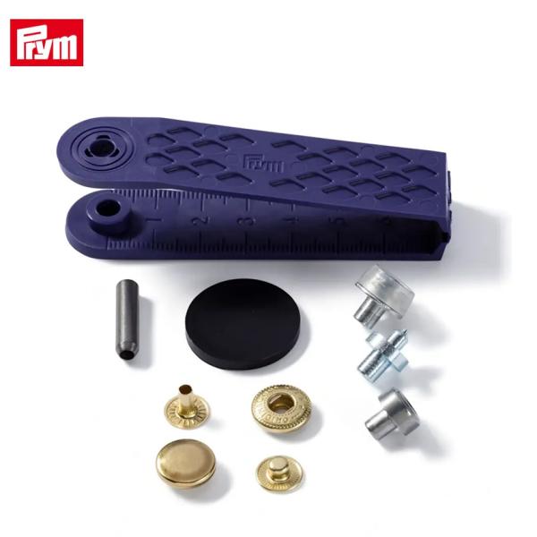 Prym プリム 脱着しやすい アノラックスナップ 12mm G ゴールド 10組 取付けコマ付き ...