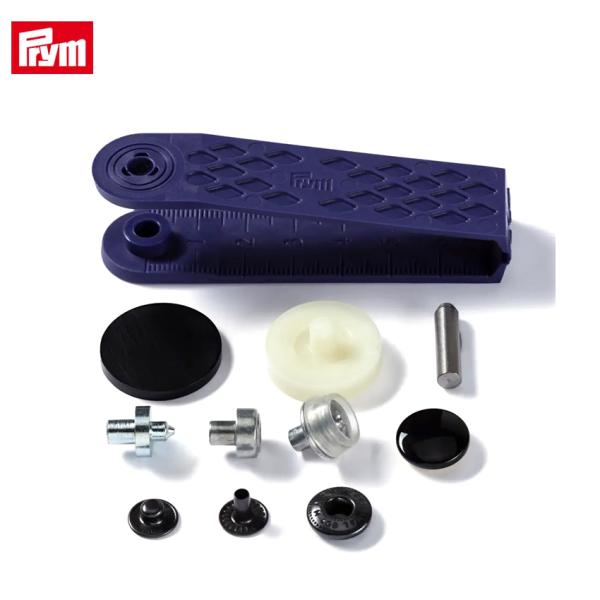 Prym プリム 脱着しやすい アノラックスナップ 15mm BK ブラック つやあり 10組 取付...
