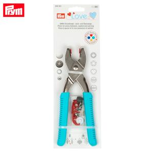 Prym プリム ヴァリオ マルチプライヤー ミントグリーン ポンチ（3mm/4mm）カラースナップ取付けコマ（9mm/ ◎PUSH ソーイング◎
