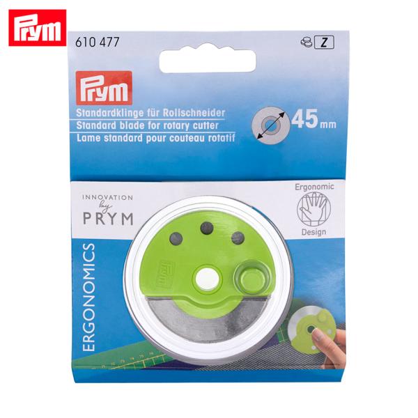 Prym プリム エルゴノミクス ロータリーカッター 替え刃 45mm 610477 | 布 ビニー...