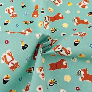 お散歩日より 柴犬総柄 シーチング 50cm ...の詳細画像3