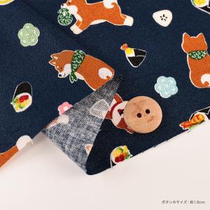 お散歩日より 柴犬総柄 シーチング 50cm ...の詳細画像4