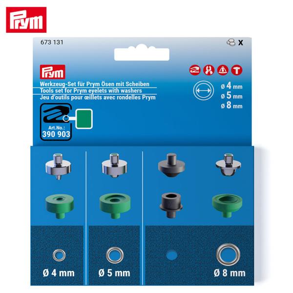 Prym プリム 片面ハトメ用 取付けコマ ポンチセット673131 | ソーング ハトメ カシメ ...