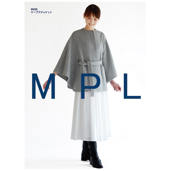 Mパターンケープドジャケット M225 | パターン 型紙 ケープ ジャケット シンプル 共布ベルト...