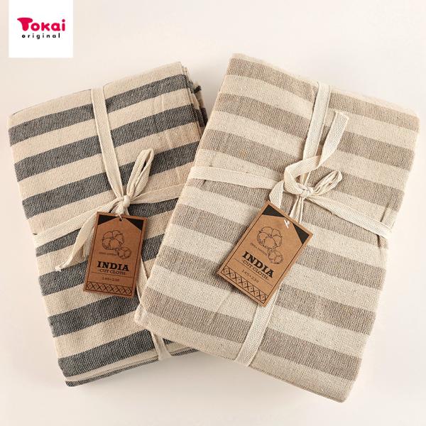 インド綿 マルチクロス ボーダー 145×230cm カットクロス | 生地 布 布地 はぎれ カッ...