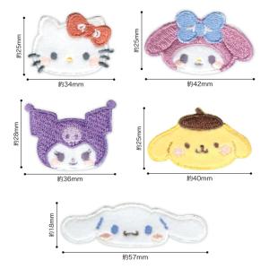 サンリオ キャラクター 2WAY もふワッペン...の詳細画像1