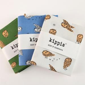 kippis Uggla 北極フクロウ オックス 50cm カットクロス | 生地 布 布地 はぎれ カット布 コットン100％ 北欧テイスト 北欧風 北欧調 キッピス