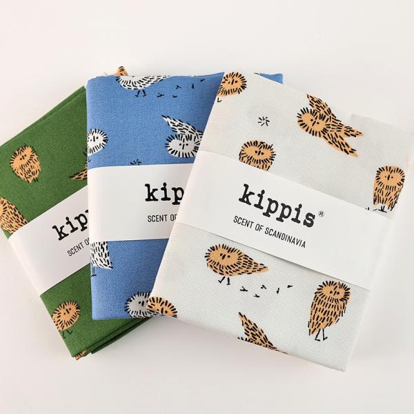 kippis Uggla 北極フクロウ オックス 50cm カットクロス | 生地 布 布地 はぎれ...