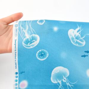 クラゲ柄 オックス 50cm カットクロス |...の詳細画像5
