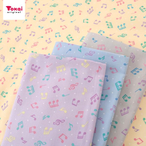 プディング 音符 オックス 1m カットクロス | 生地 布 布地 はぎれ カット布 カットクロス ...