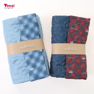 milk latte デザインキルト クルマ 50cm カットクロス | 生地 布 布地 はぎれ カット布 ミルクラテ かわいい