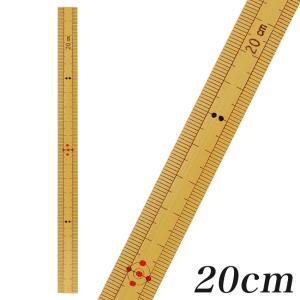 竹尺 20cm 両側目盛入り