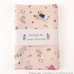 生地 布 KurahashiRei くらはしれい×サンリオキャラクターズ ギンガムチェック オックス 50cm カットクロス | 布地 はぎれ カット布